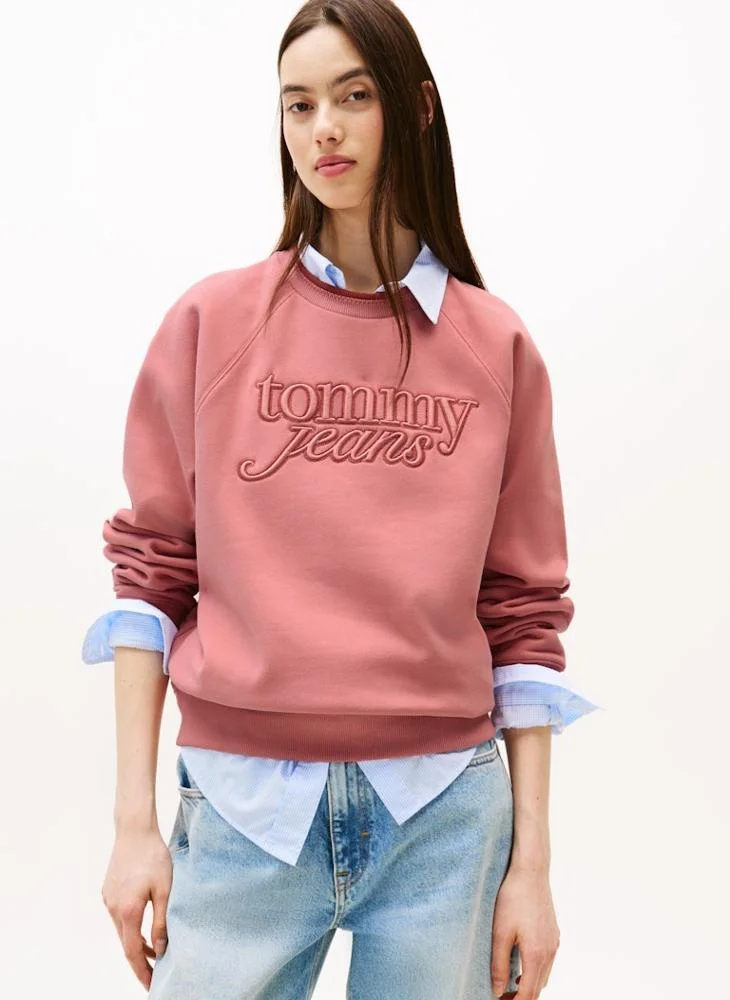 Tommy Jeans Graphic Crew Neck Sweatshirt