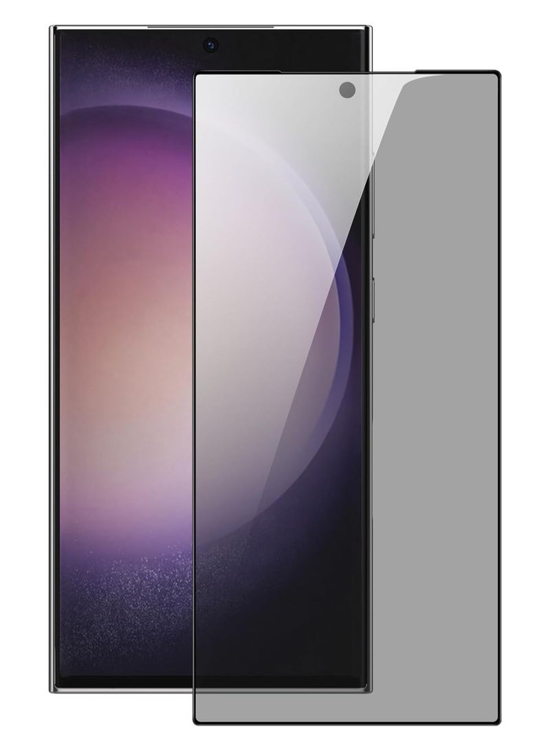 For Samsung Galaxy S24 Ultra Privacy Screen Protector, Fingerprint Unlock, 9H Hardness,Scratch Resistant, Bubble-Free, Case Friendly Tempered Glass Screen for Galaxy S24 Ultra 5G - Image 1