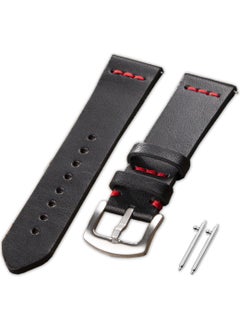 Vagave Genuine Leather Band 20MM 22MM 24MM Fossil Diesel Lacoste Casio Armani Tissot Nacar Classic Watch Band Leather Strap  - Image 1