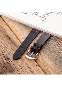 Vagave Genuine Leather Band 20MM 22MM 24MM Fossil Diesel Lacoste Casio Armani Tissot Nacar Classic Watch Band Leather Strap  - Image 3