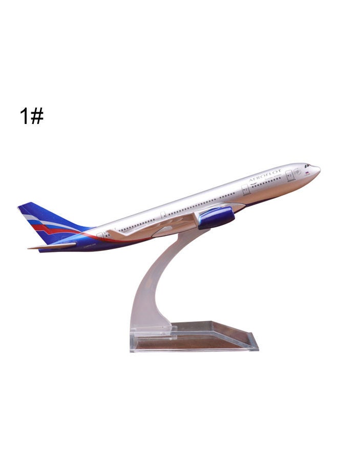 1/400 A330 Diecast Airliner Plane Model With Base Toy 16x16x10cm - Image 1