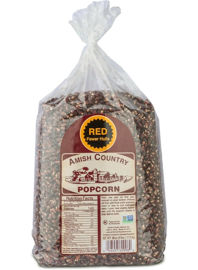 Amish Country Popcorn Amish Country Red Popcorn - 6 lb Bag - Image 1