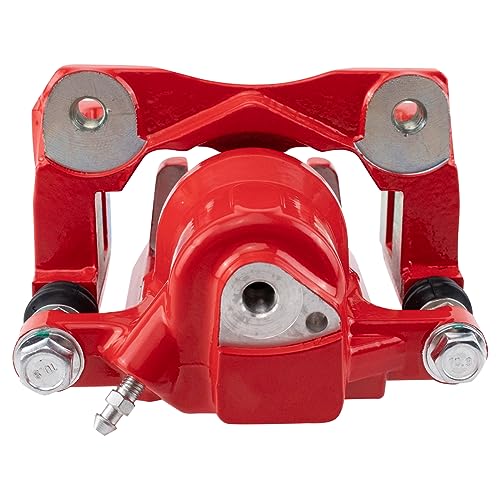 TRQ Rear Performance Brake Caliper Set Red Compatible with 2007-2012 Lexus ES350 2008-2012 Toyota Avalon 2007-2011 Camry - Image 5
