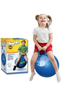 Storio Inflatable Hopper Ball For Kids (Hippity Hop Ball Hopping Ball Bouncy Ball With Handles Sit & Bounce Kangaroo Bouncer Jumping Ball)  - Image 2