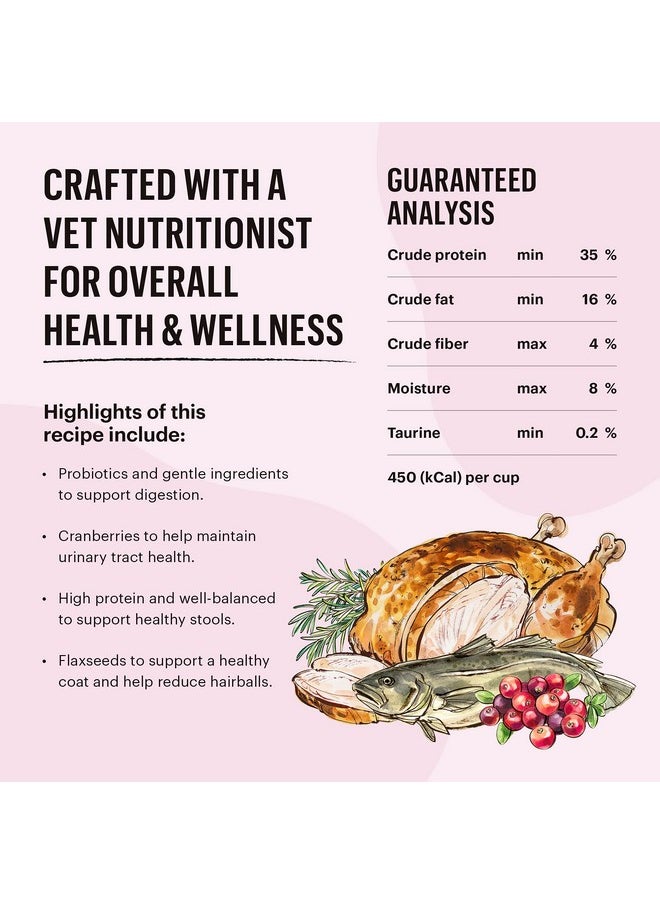 the honest kitchen - Whole Food Clusters Grain Free Chicken & Fish Dry Cat Food, 4 Lb Bag - Image 1