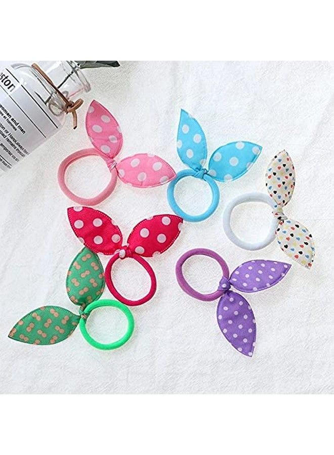 Topfinder 24Pcs/Pack Hair Scrunchies Elastic Soft Silk Cotton Colorful Scrunchies Print Scrunchies Accessories For Women And Girls Hair Stylingassorted - Image 4