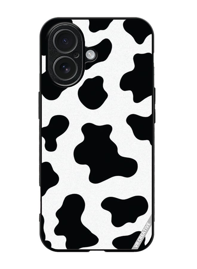 Protective Case Cover For Apple iPhone 17 Cow Print Design Multicolour