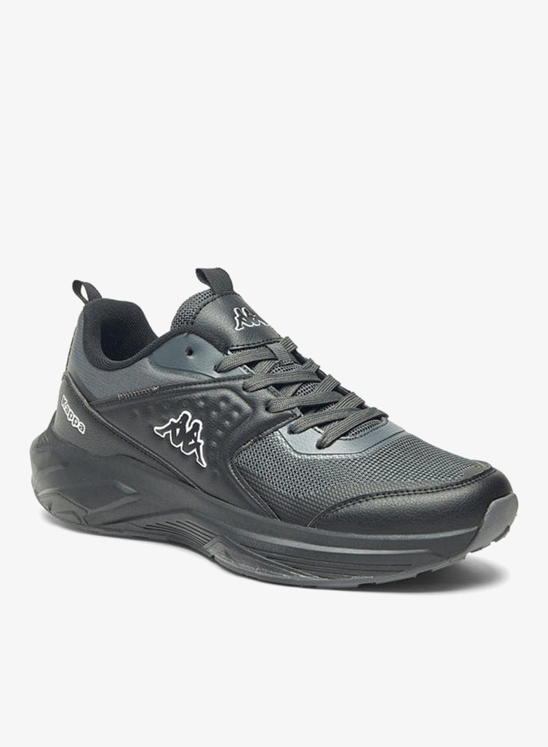 Kappa Men's Textured Sports Shoes with Lace-Up Closure - Image 3