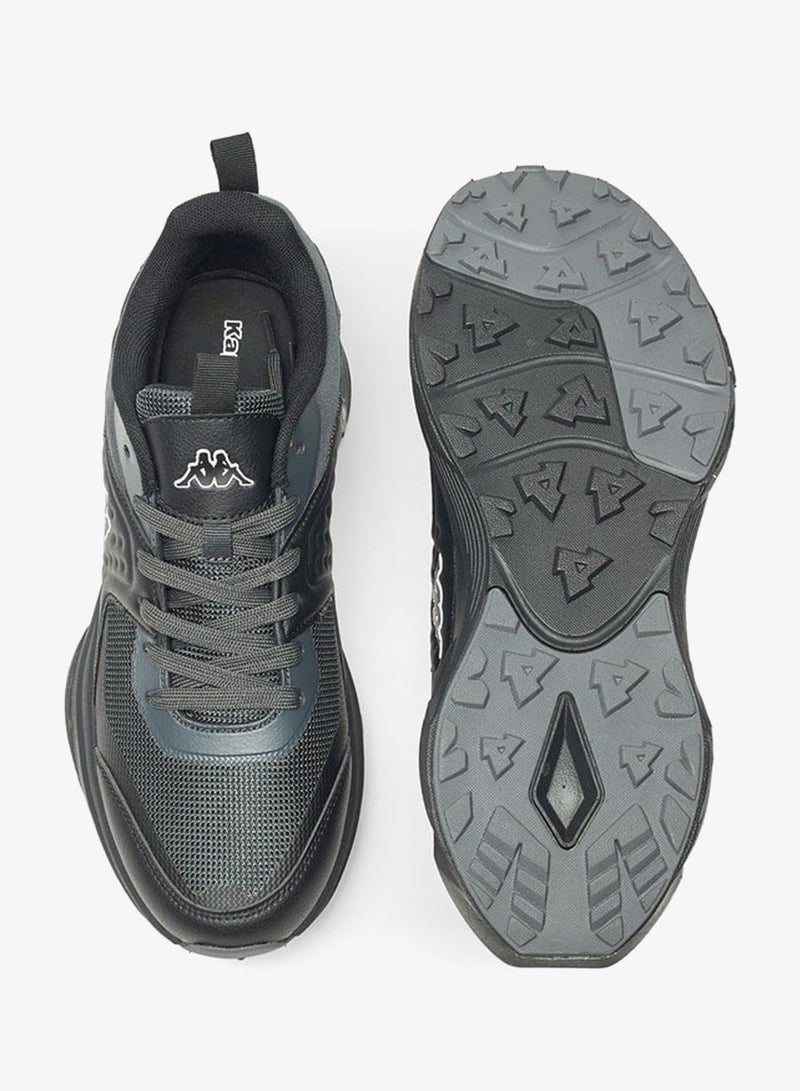 Kappa Men's Textured Sports Shoes with Lace-Up Closure - Image 4