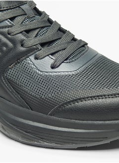Kappa Men's Textured Sports Shoes with Lace-Up Closure  - Image 5