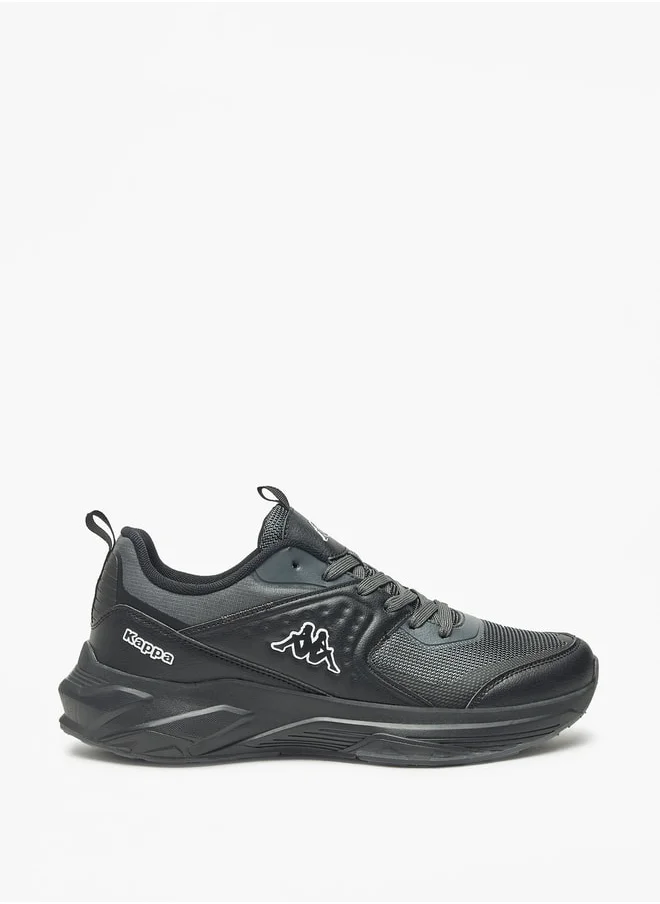 كابا Men's Textured Sports Shoes with Lace-Up Closure