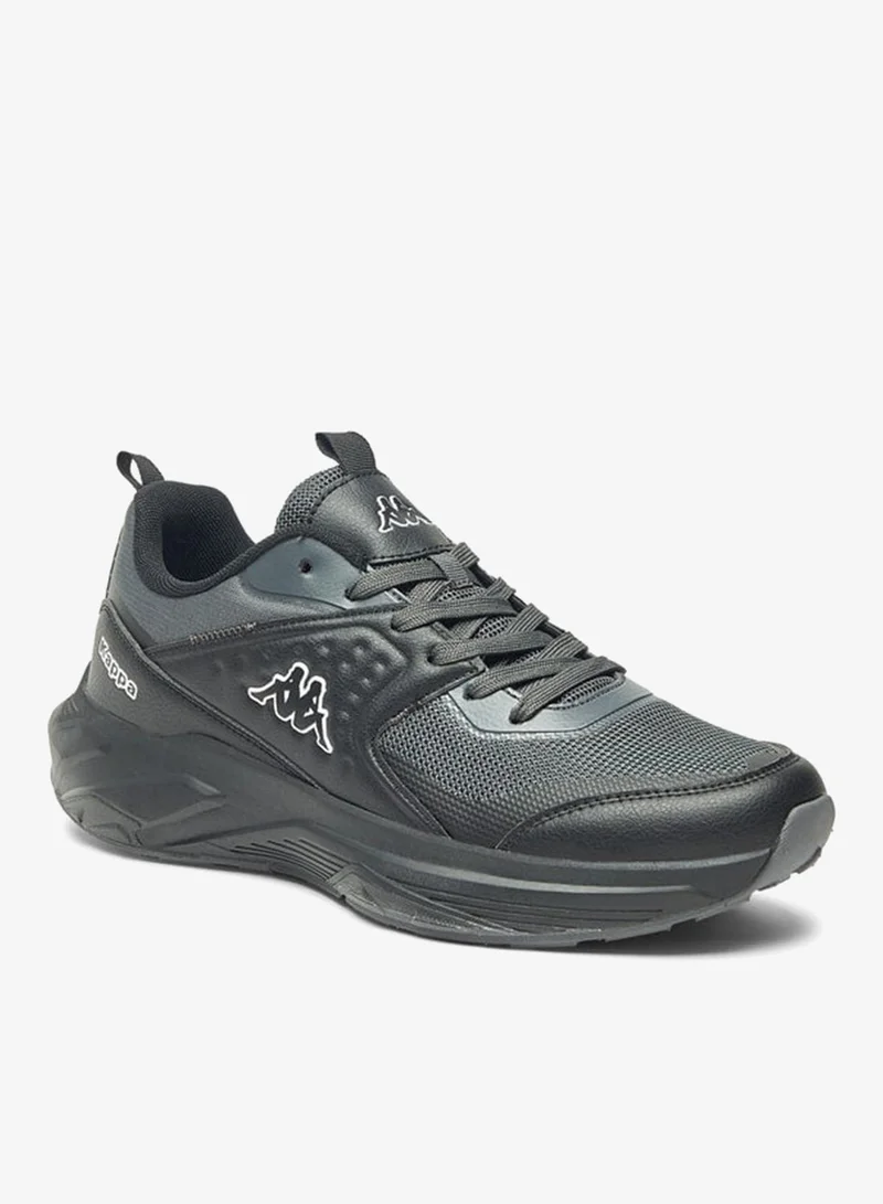 Kappa Men's Textured Sports Shoes with Lace-Up Closure