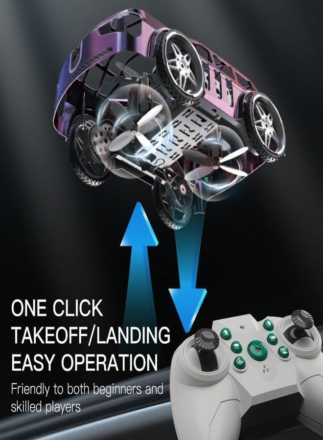 Brighterbee Remote Control Stunt Car Toy with LED Lights, 360° Rotating Drift RC Car, Dual Mode Handheld Controller, Rechargeable High Speed RC Vehicle for Kids, Boys & Girls - Image 4