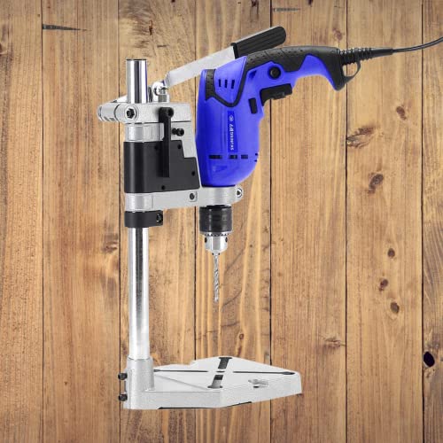 XDLB XDLB Drill Press Stand Universal Bench Clamp Drill Press Stand Workbench Repair Tool for Drilling TOP Aluminium base Clamp Drill Press Workbench Drill not Included  - Image 1