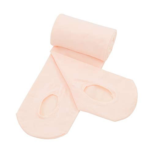 Zando Dance Tights for Girls Toddler - Ultra Soft Pro Convertible Ballet Transition Daily Student Kids Tights Stockings 5-8 Years Ballet Pink - Image 2