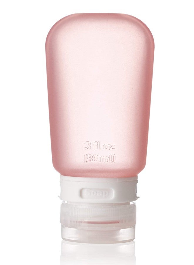 Humangear GoToob TSA Approved Small Refillable Silicone Travel Bottles, 3oz, red - Image 1