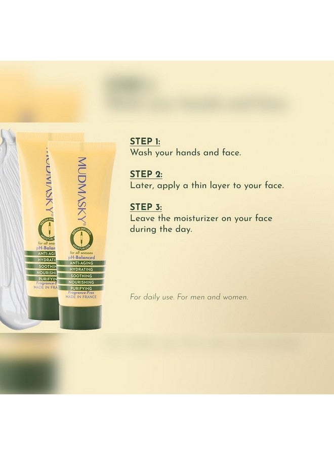 MUDMASKY Seruminfused Moisturizer Imported From F R A N C E Moisturizing Face Cream - Image 5