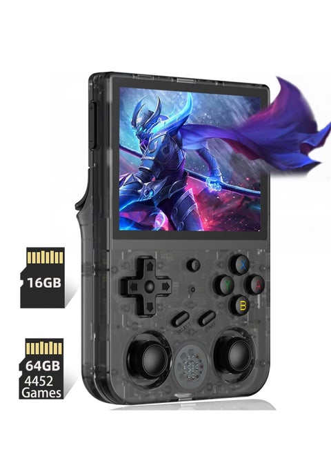 RG353V Retro Handheld Game With Dual OS Android 11 And Linux, 64G TF Card Pre-Installed 4452 Games Supports 5G WiFi 4.2 Bluetooth
