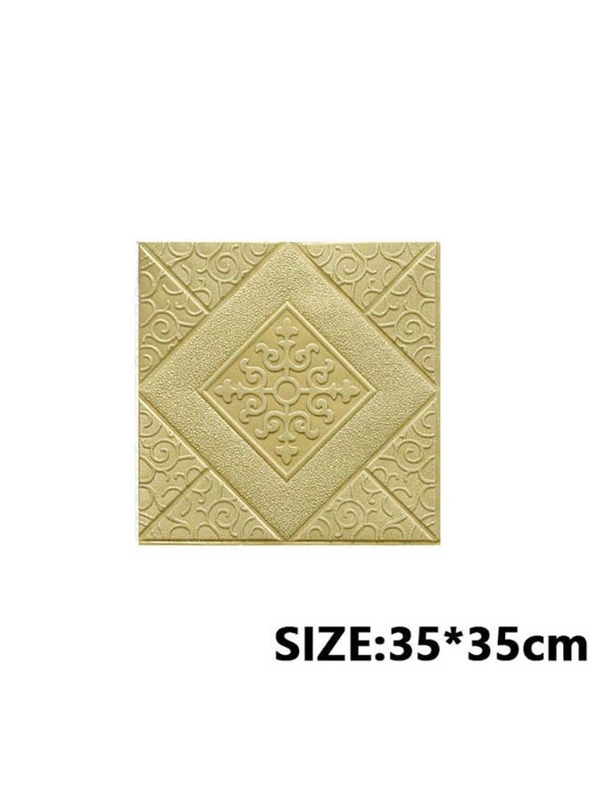 1/5/10Pcs 35*35cm Wallpaper Brick 3D Wall Sticker Foam Self Adhesive DIY  Living Room Decor Waterproof Paper 