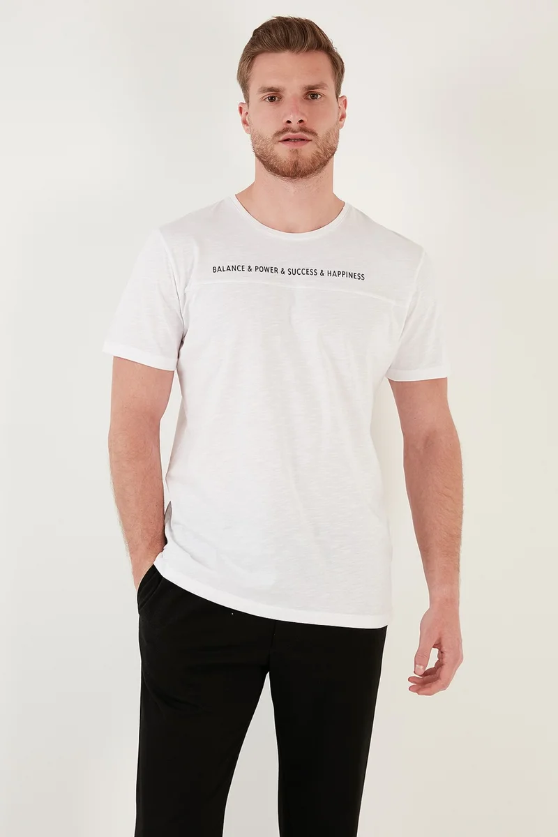 بوراتي Cotton Regular Fit Crew Neck T Shirt Men's T Shirt 59021751