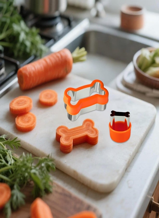VTUGP Dog Cookie Cutter Set, 9 Pieces - Bone, Paw Print, Puppy Shape Cookie Mold, Stainless Steel Dog Treats Biscuit Cutters with Plastic Cover, Assorted Sizes - Image 4