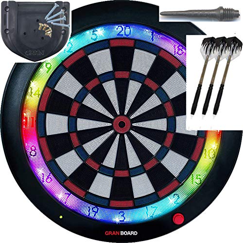 GranBoard Gran Board 3s LED Dartboard Blue with Special Bracket ChoukouTip100pics DartsSet - Image 1