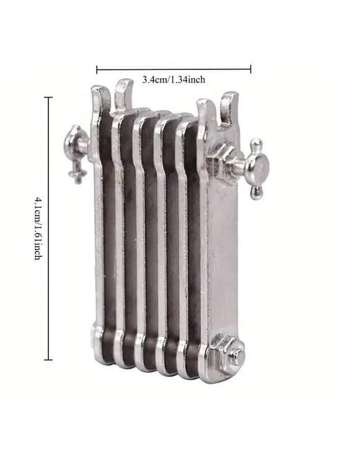 1 12 Scale Dollhouse Miniature Alloy Heating Vent With Removable Cover - Image 3