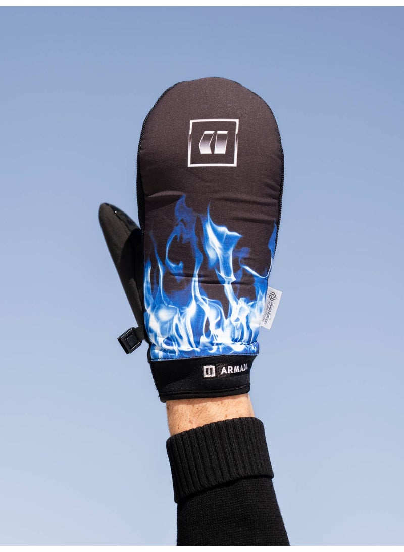 ARMADA CARMEL WINDSTOPPER MITT GLOVE - Cold Smoke - Image 4