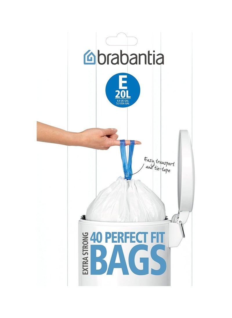 Brabantia Bin Liner E, 20L, 40 Bags - pzsku/ZAB8291DF28052C908EA5Z/45/_/1718465963/e7284807-84d6-474d-93d5-bf31aef13ada