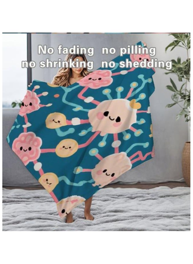 عام بطانية رقيقة من الفانيلا (دافئة ومريحة، ومناسبة للنوم واستخدام الألعاب وإزالة الغبار ومقاومة للرمل) 150 سم * 200 سم - 19 - Image 4