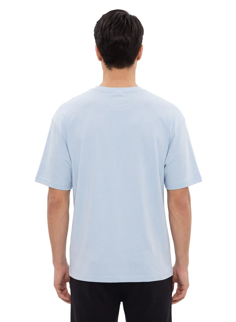 السنافر The Smurfs “I Can Be Grouchy Too” Men’s Drop Shoulder T-Shirt | Grouchy Smurf Graphic Casual Crew Neck Cotton Tee
