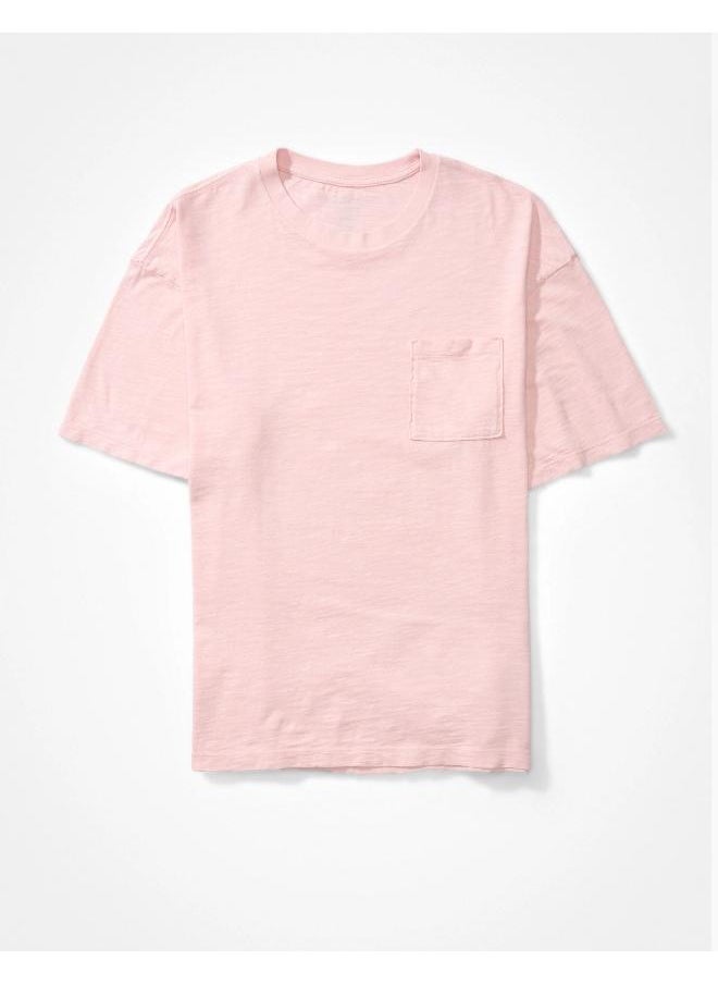 American Eagle - AE تي شيرت بجيب كبير الحجم - Image 1
