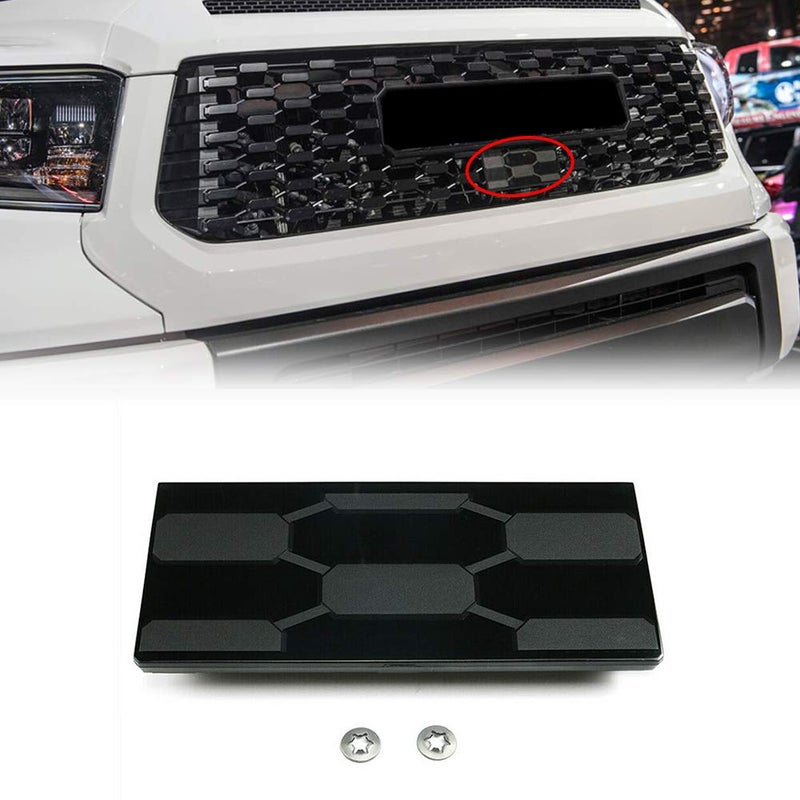 Adiil Front Grille Garnish Radar Sensor Cover Compatible with Tundra 2019