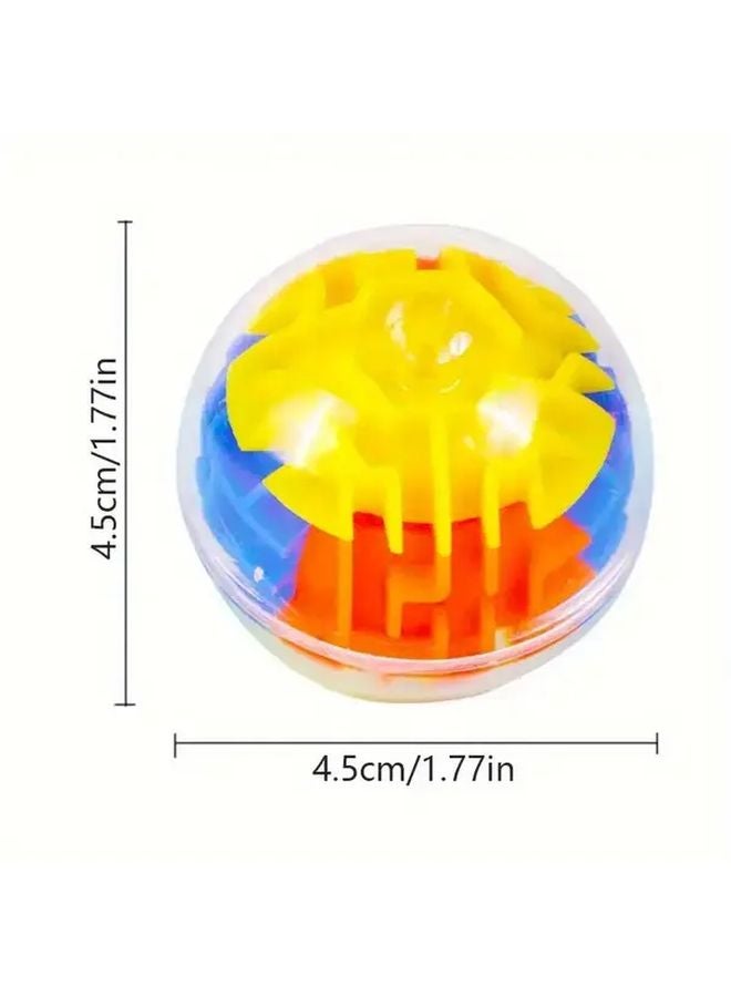 10 قطعة من كرات المتاهة السحرية ثلاثية الأبعاد المصغرة، هدايا حفلات الأطفال، صندوق كنز الفصل الدراسي - Image 4