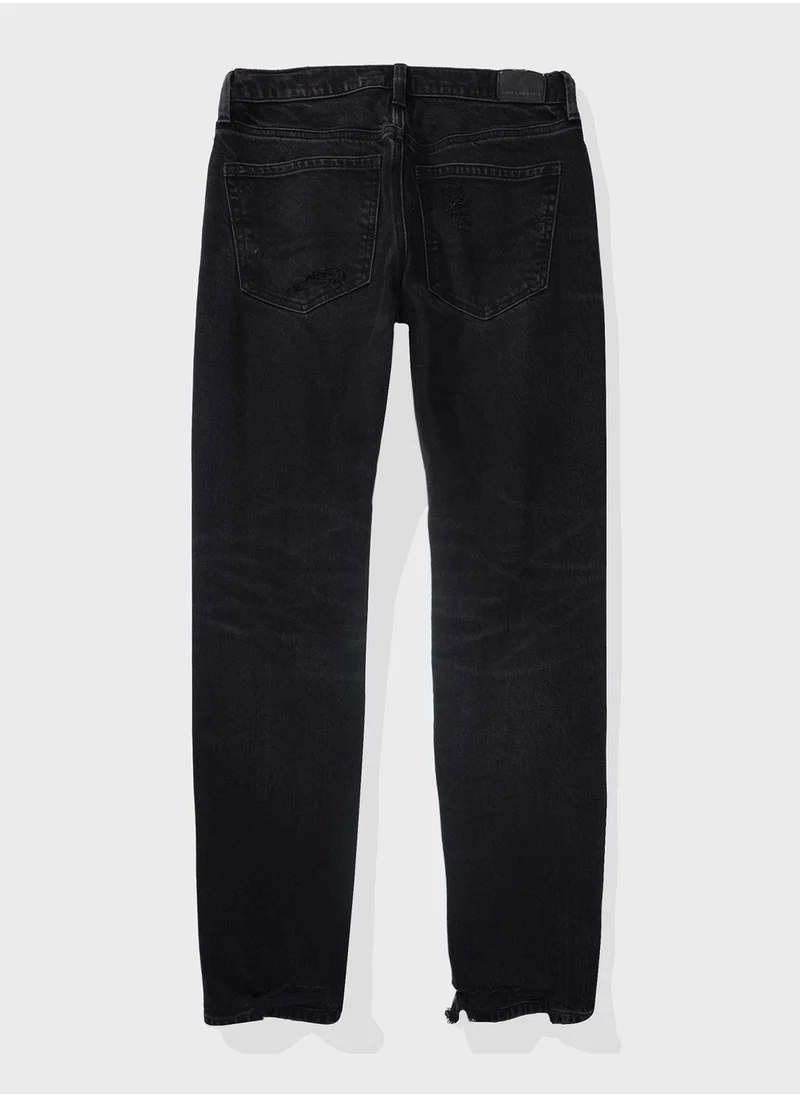 American Eagle Low Rise Straight Fit Jeans
