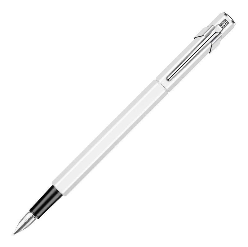 Caran d'Ache Fountain Pen, Medium, Medium Point, 849 0840-001, White, Dual-Use - Image 1