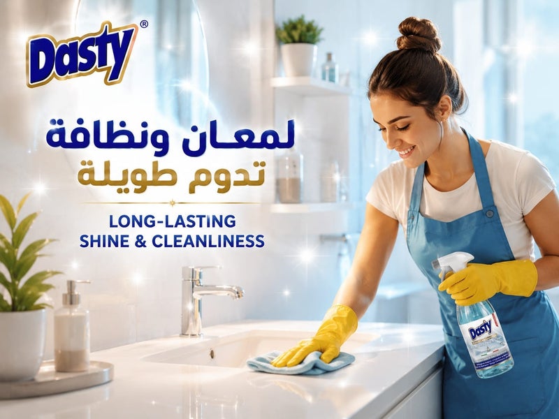 Dasty Bathroom Cleaner & Freshener Spray 700ml – Removes Odors, Cleans Surfaces & Provides Long-Lasting Shine and Freshness - Image 4