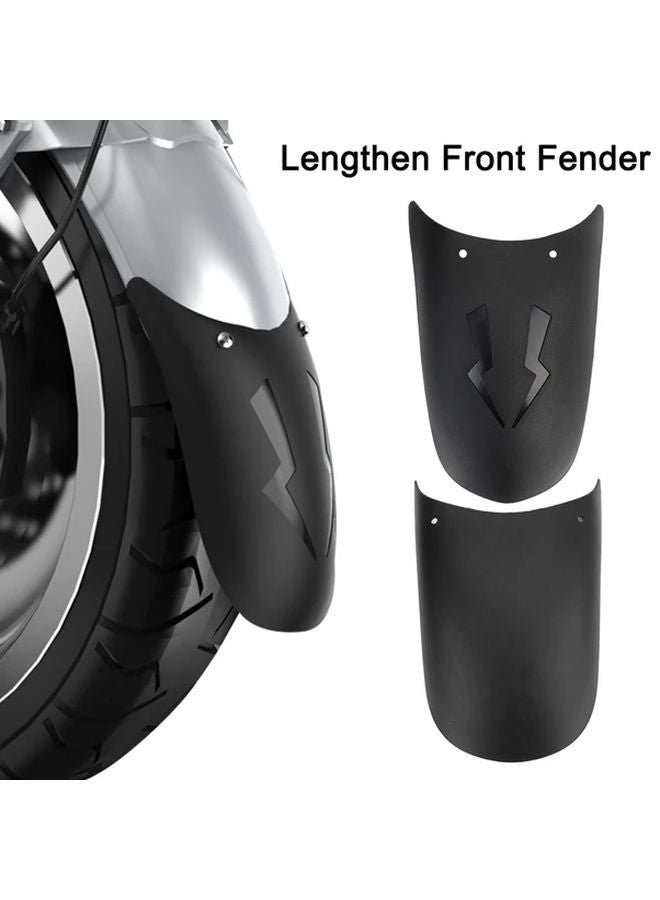 Motorcycle Front And Rear Wheel Extension Fenders Model B Mudguard Splash Guard - Image 2