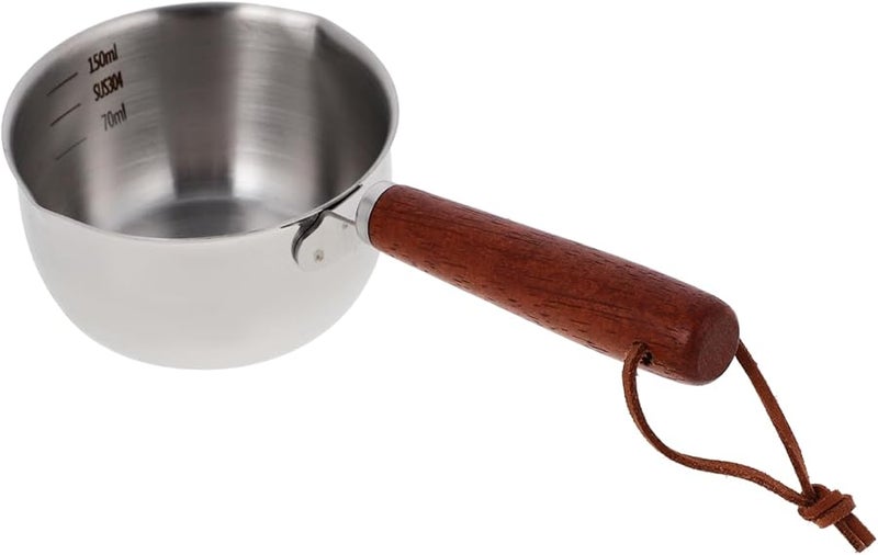 أونومور قدر فولاذي مقاوم للصدأ بالحث، قدر حليب صغير، موفر للطاقة وسهل التنظيف - Image 1