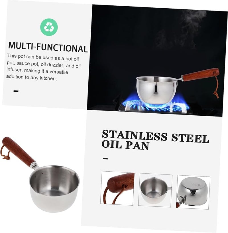 أونومور قدر فولاذي مقاوم للصدأ بالحث، قدر حليب صغير، موفر للطاقة وسهل التنظيف - Image 3