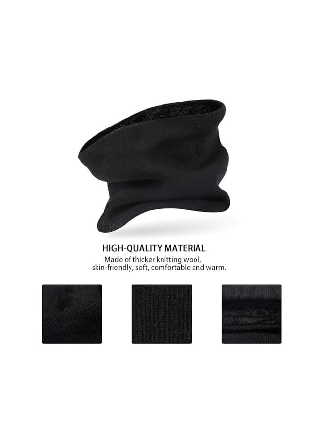 PROMASS Winter Gloves, Beanie Hat, and Scarf Set for Men and Women - Warm Knit Fleece Lined Touchscreen Gloves with Neck Warmer - Image 5