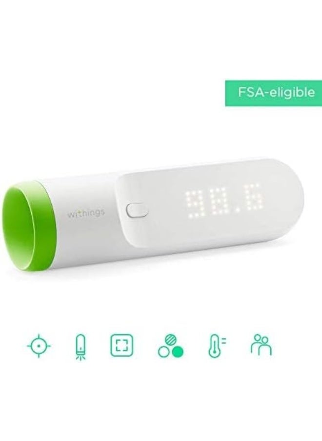 Withings - Withings Thermo – smart Temporal Thermometer, FSA-Eligible, Suitable for Baby, Infant, Toddler & Adults - Image 1