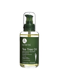 L LUSETA Luseta Tea Tree Oil for Hair, Hair Serum for For Damaged and Oily Hair, Revitalizing & Nourishing for Healthy Hair Color Safe Hair Oil 3.38 Fl oz 