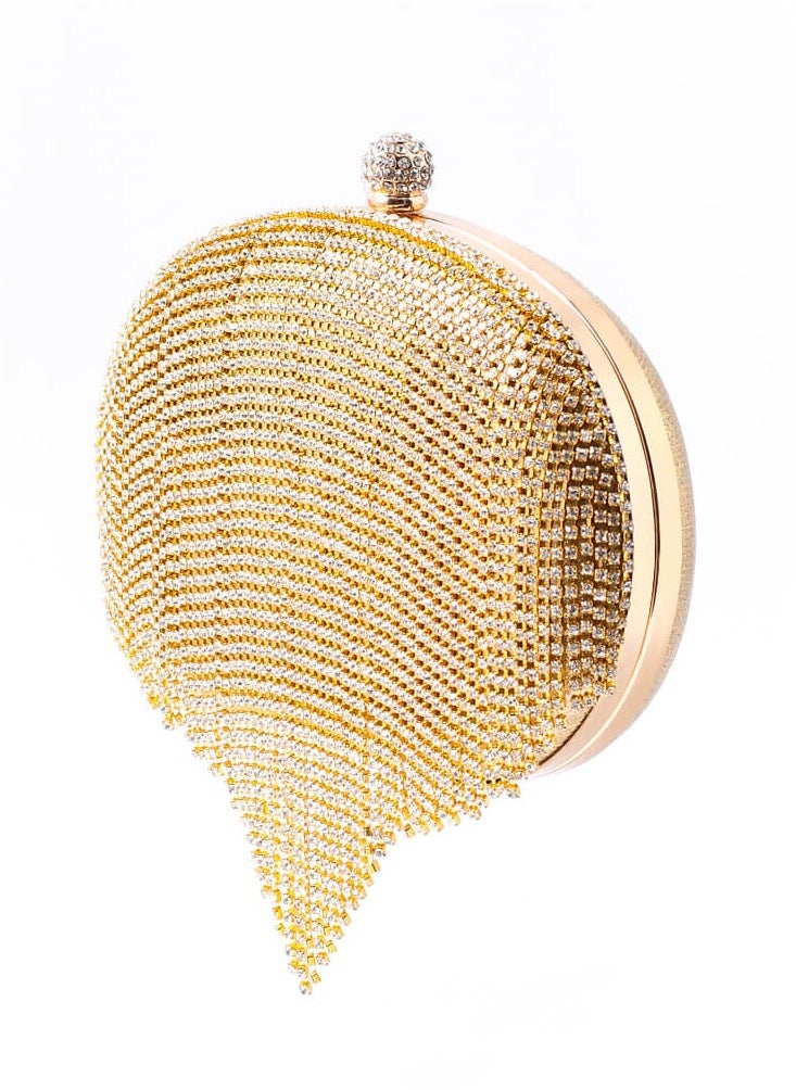 Generic - Women's Handmade Rhinestone Clutch Evening Bag Purse Suitable for Party Prom Wedding - Image 1