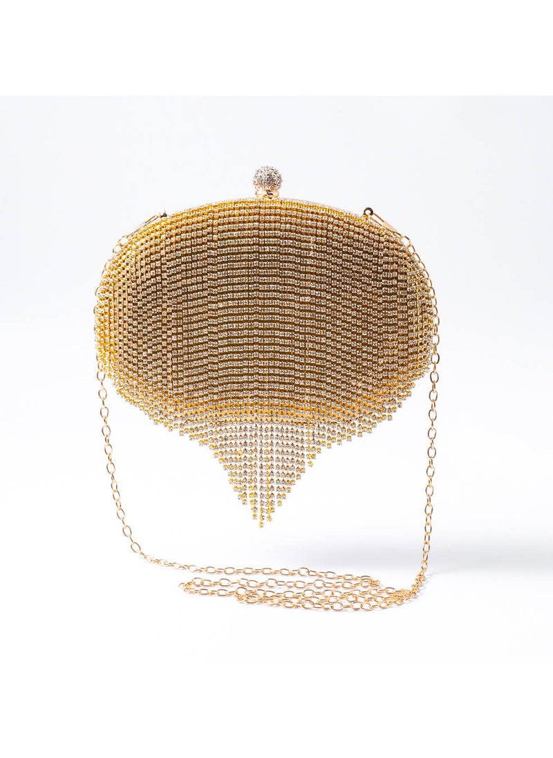 Generic - Women's Handmade Rhinestone Clutch Evening Bag Purse Suitable for Party Prom Wedding - Image 1