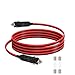 ELFCULB Male to Male Cigarette Lighter Cord 14AWG 12V Car Cigarette Lighter Plug Extension Cable for Vehicles RV Boats5FT - Image 2