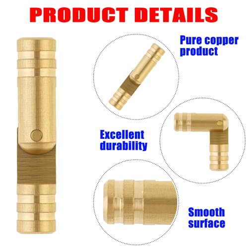 MEILLYOCEAN Brass Hidden Hinges Set, 25 Cylinder Hinges (4x17mm) with 25 Magnets (4x3mm), 270 Degree Folding,for Mini Jewelry Box, Music Box, DIY Woodworking Projects - Image 3