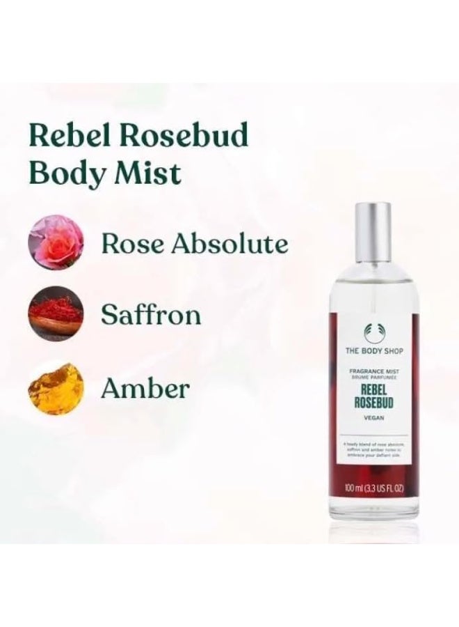 THE BODY SHOP The Body Shop Rebel Rosebud Body Mist (100ml) - Image 2