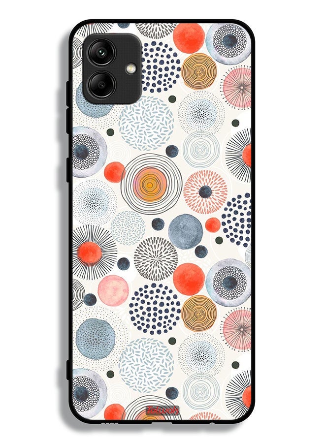 Tolwak Samsung Galaxy M04 Protective Case Cover Cotton Flowers Pattern - Image 1
