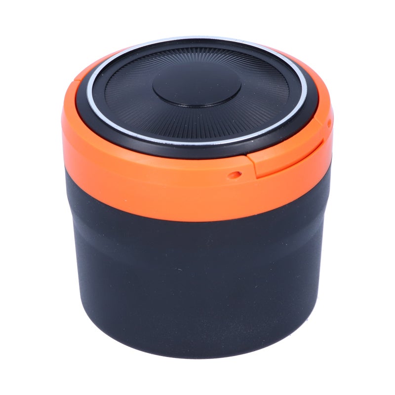 Car Ashtray with LED Light Lid - Stainless Steel Portable Ash Cup for Auto Office Home Use - Image 4